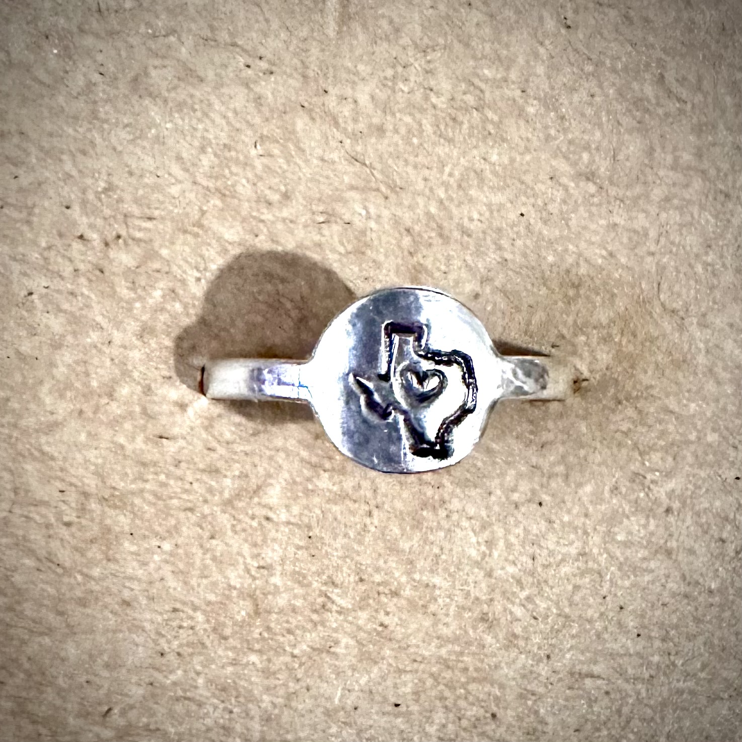 Sterling Texas Ring