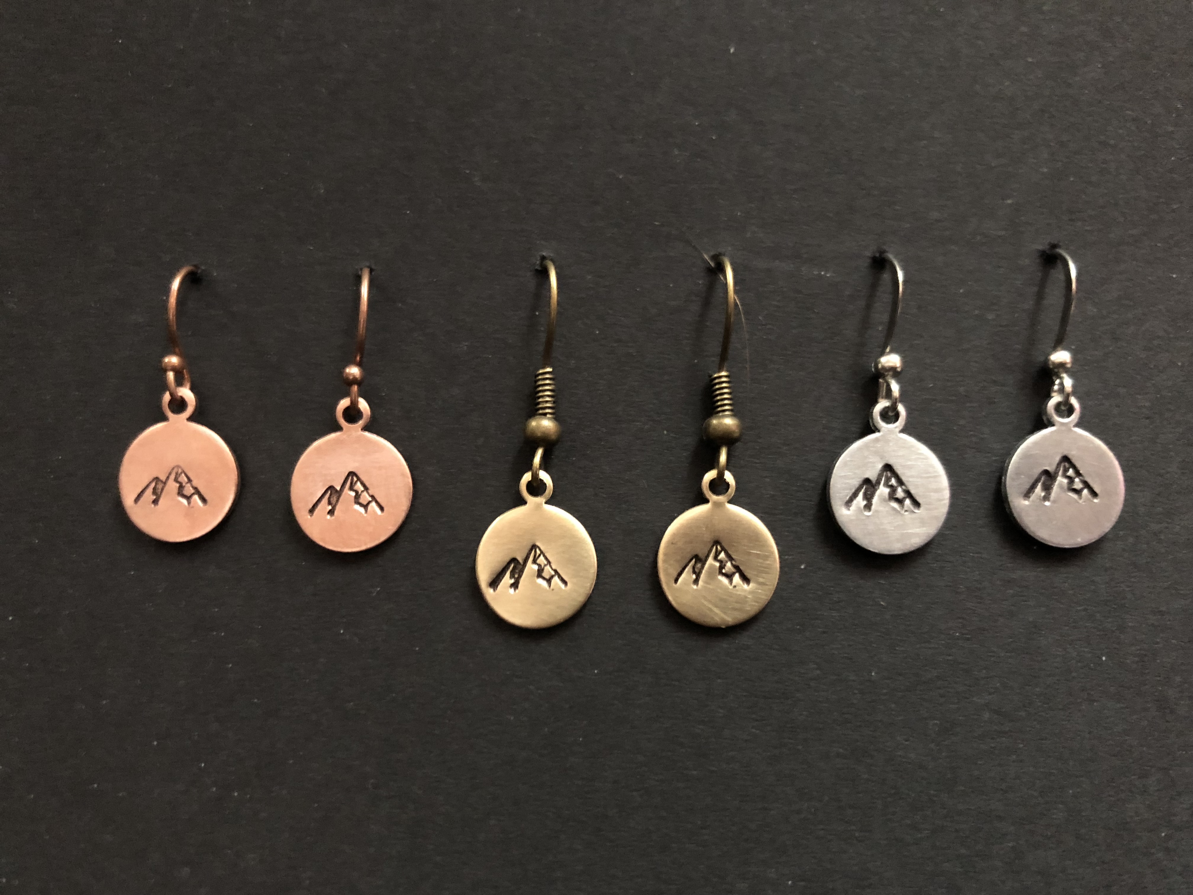 Small Mountain Earrings