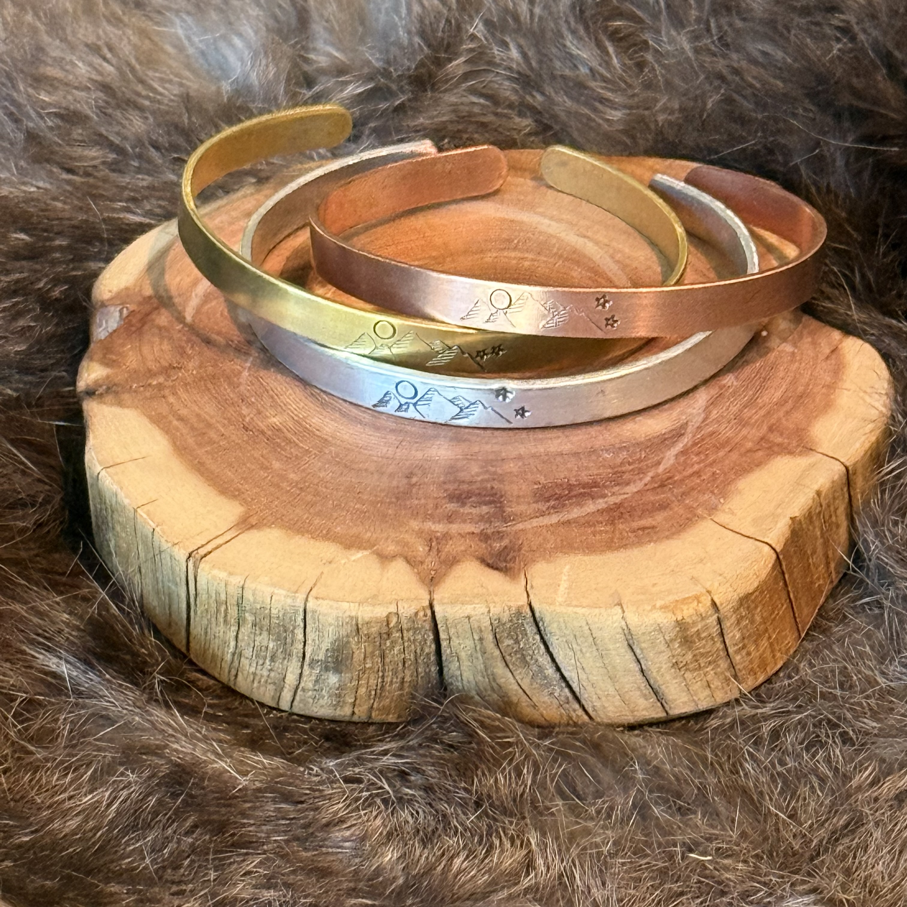 Mountains Moon and Stars Cuff