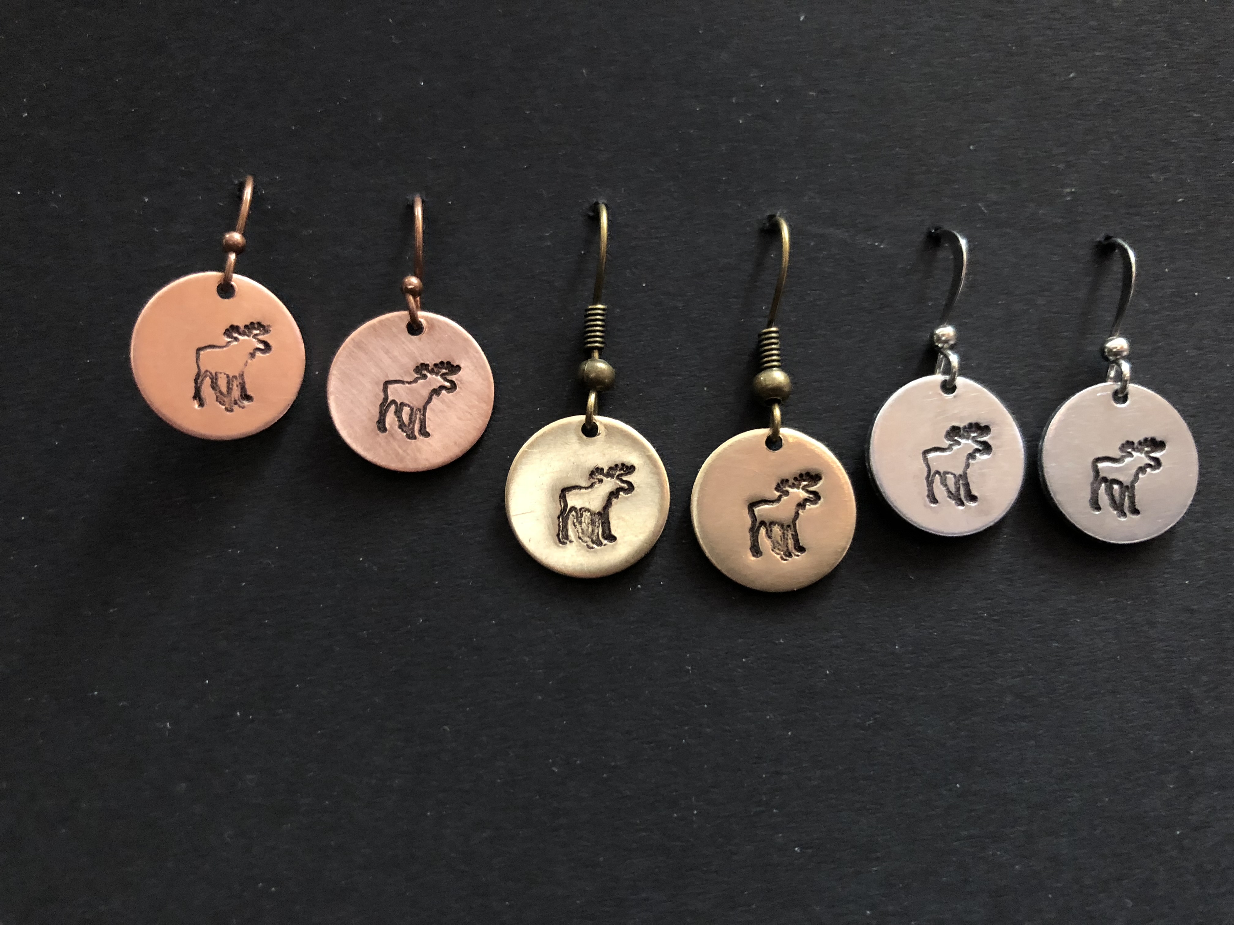 Moose Earrings