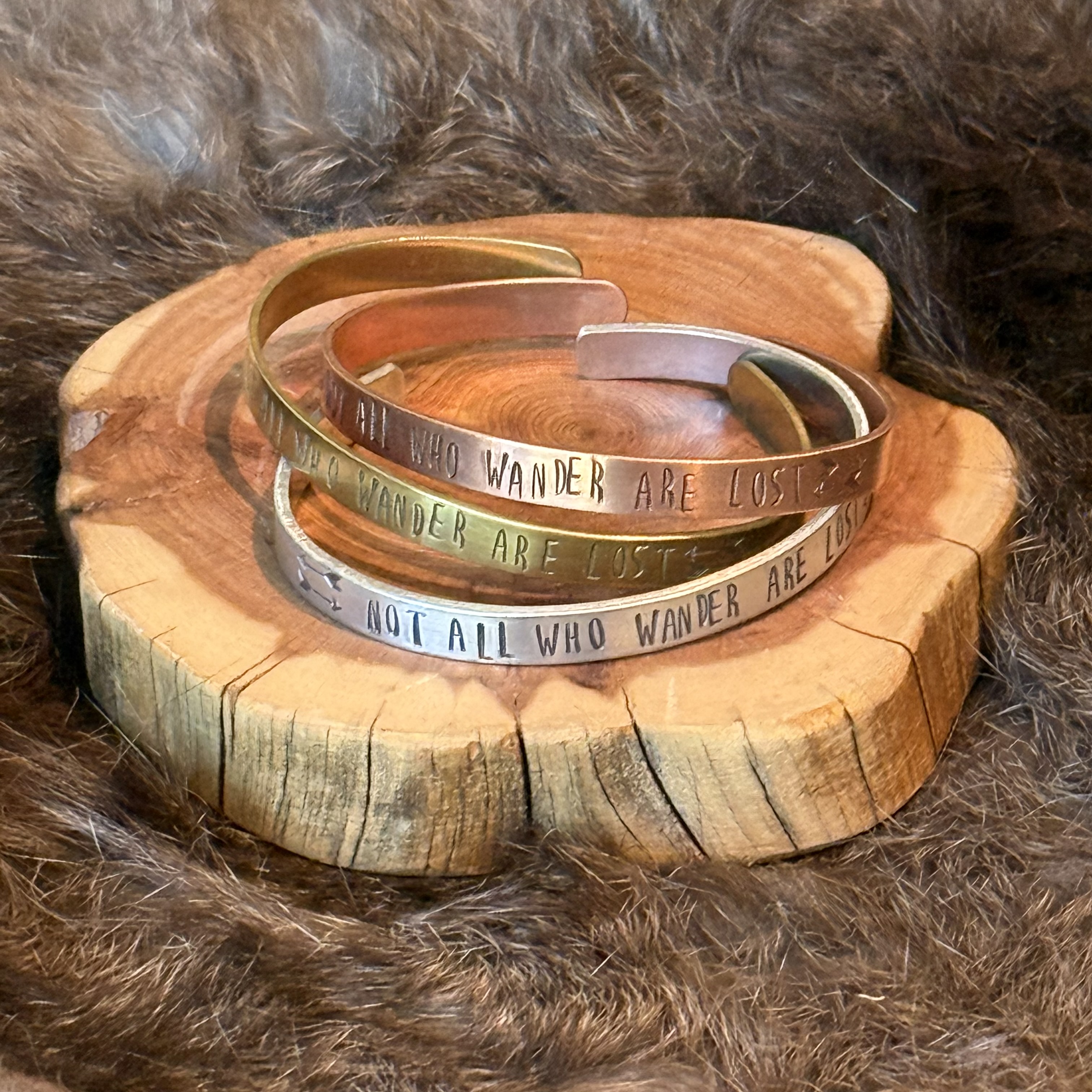 Not All Who Wander Are Lost Cuff